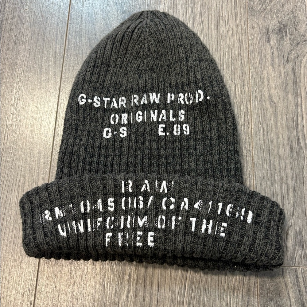 G-Star Men's grey Beanie